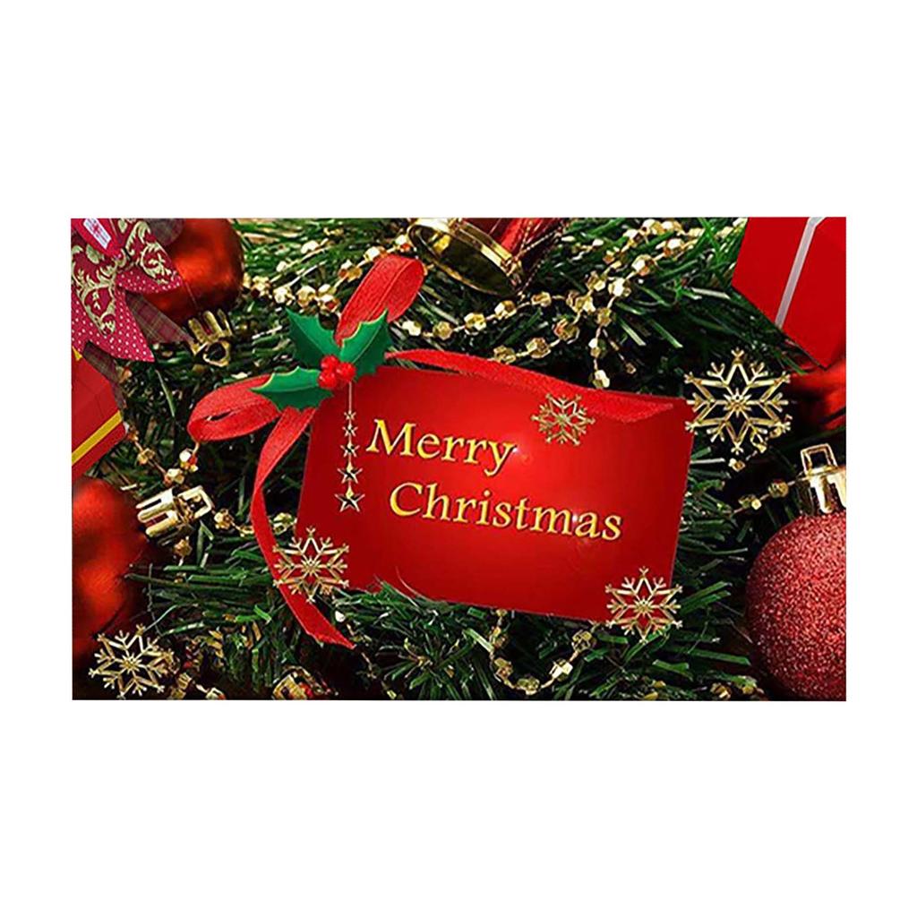 Floor Mat Doormat Christmas Welcome Mat Runner Rug Carpet Mat Xmas Entryway Rug Non Kitchen Mat For Living Room Bedroom Entrance Mat Home Decor