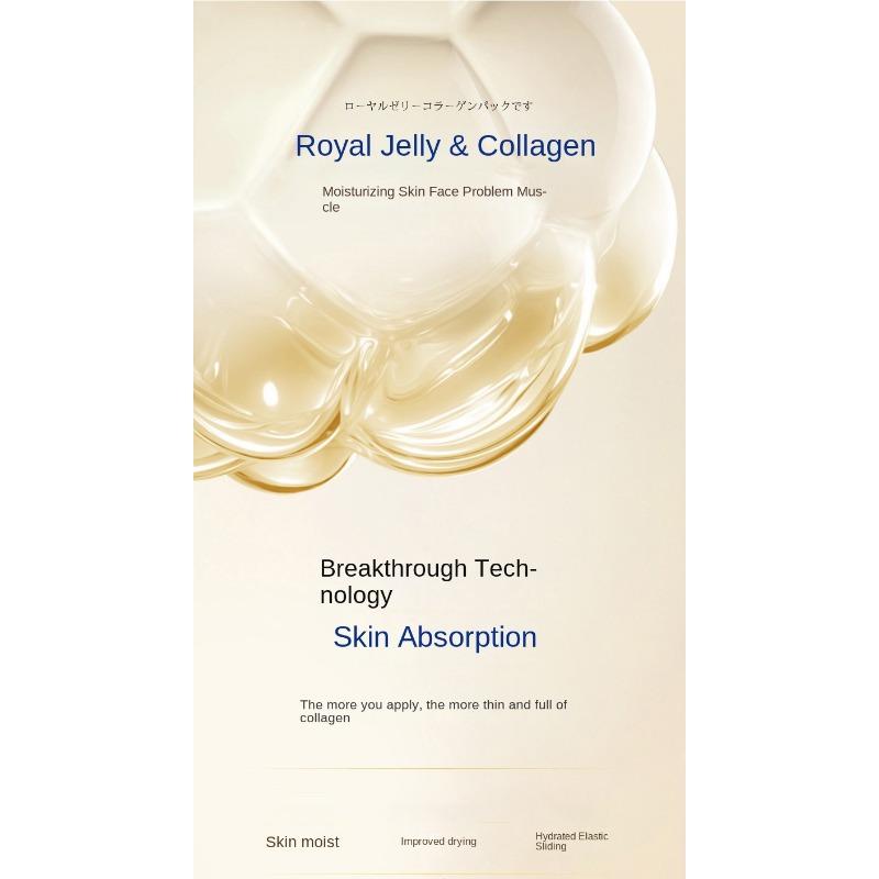Royal Jelly Collagen Mask Moisturizing Moisturizing Refreshing Tight Patch Mask