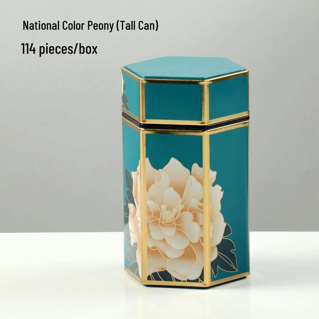 50g Chinese Style Sealed Tea Can for Black and Green Tea