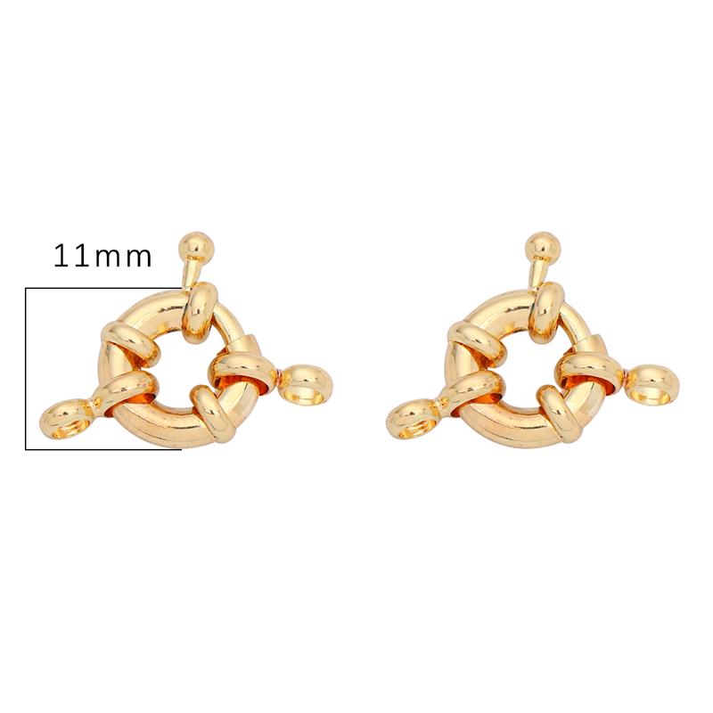 1Pc Copper Sailor Buckle Clasp For DIY Necklace Bracelet Earrings Jewelry Making Craft Accessories
