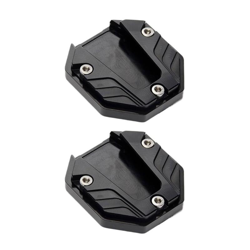 Anti Tilt Aluminu Motorcycle Side Stand Stabilizers Base Universal Enlarged Motorcycle Side Stand Foot Pad for Motorbike
