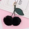 Cherry Keychain Bag Pendant Bag Accessory Plush Texture Key Holder Key Ornament Suitable for Gifting and Daily Use