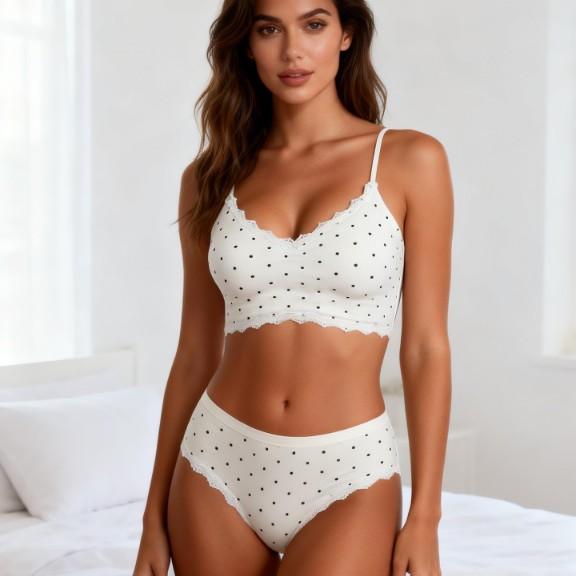 Oshjue ozon underwear Europe, America, Thailand, South East Asia Comfortable and seamless gathering sexy bra cover S цветочный