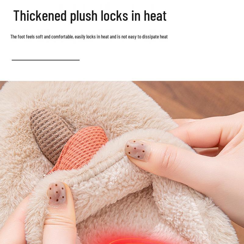 Mushroom-Shaped Plush Slippers: Stylish, Cozy Cotton for Men & Women - Autumn/Winter 2025