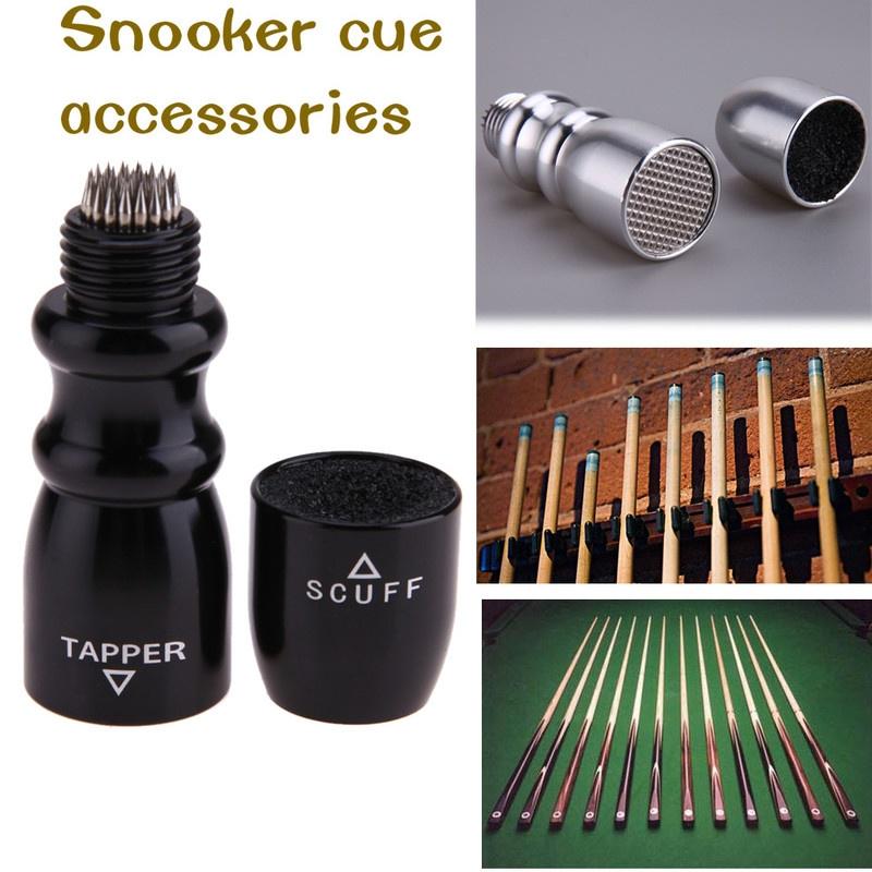 3 in 1 cone shape Pool Cue Tapper Billiard Cue Tip Shaper Scuffer