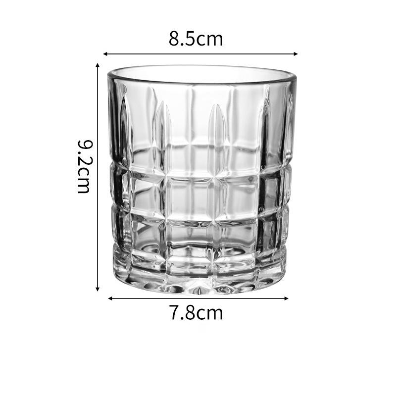

330 мл/360 мл Изысканный бокал для вина Элегантный стакан для виски Бар Прозрачный бокал для иностранного вина Персонализированная посуда для напитков Чашка для лимонной воды 1pcs