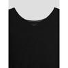 Anggae Back Rushed Pullover Black