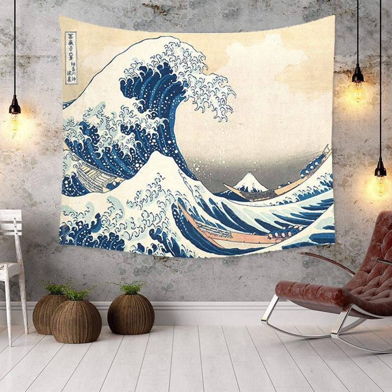 VIKAMA American Minimalist Mandala Tapestry Wall Decoration Living Room Bedroom Dormitory Easy To Hang Home Decoration