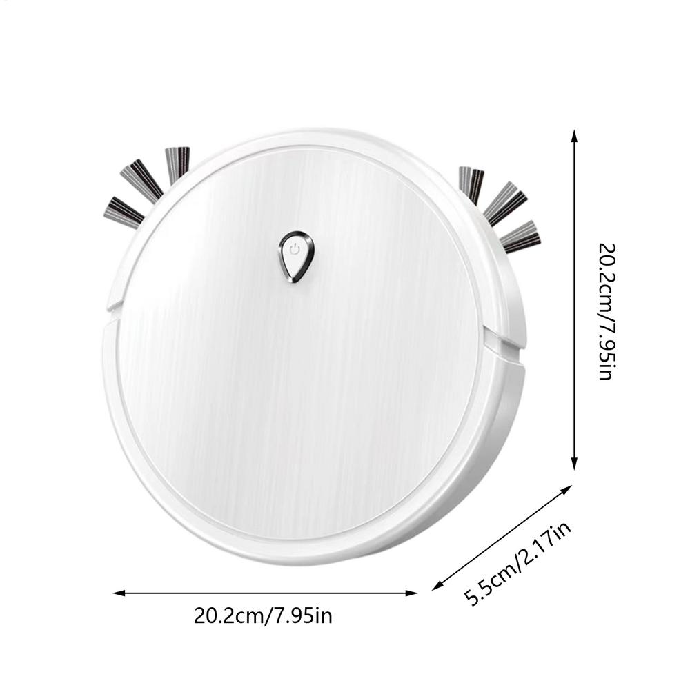 

Automatic Mop Cleaning Home Robot Housekeeping Robot Smart Obstacle Avoidance Multifunctional Noise Reduction Device For Home білий