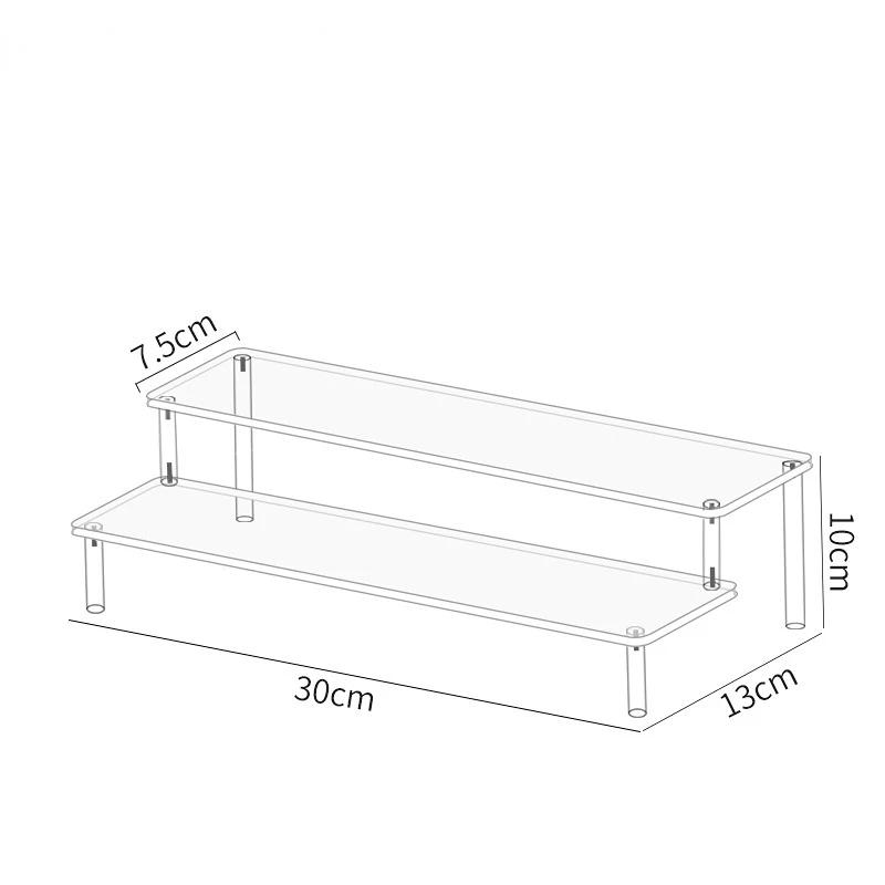 Acrylic Display Stand  Ladder Shelf Hand-made Figure Toy Animation Car Model Blind Box Perfume Storage Model Stand