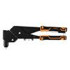 Riveter for steel and aluminum rivets 2.4/3.2/4.0/4.8 mm, multi-position