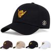 Women Finger Embroidery Baseball Caps Adjustable Casual Hats Spring And Autumn Outdoor Use Sunscreen Hat For Men And