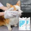 Rukavice SPA na čištění domácích mazlíčků Měkké 8 balení Dekontaminační jednorázové netkané rukavice pro kočky pro psy Dodávky nástrojů pro čištění domácích mazlíčků