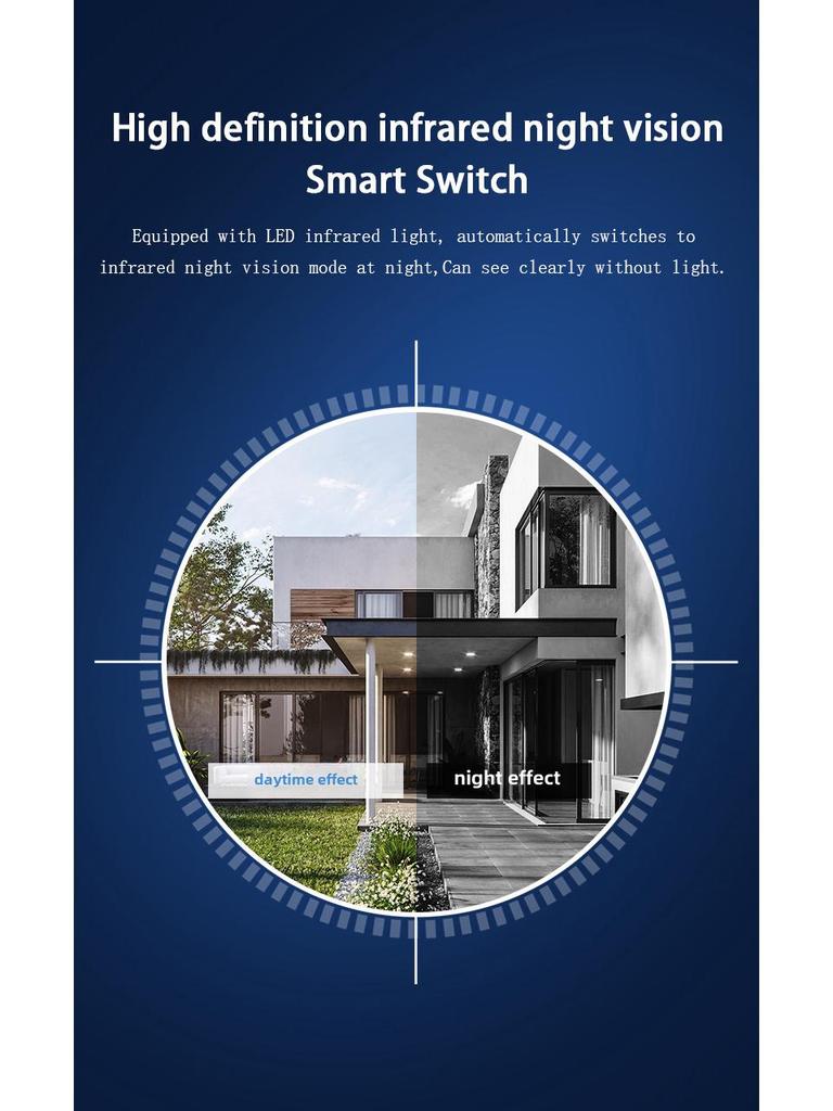 M9 Waterproof Smart Video Doorbell with Tuya WiFi Remote and HD Monitoring