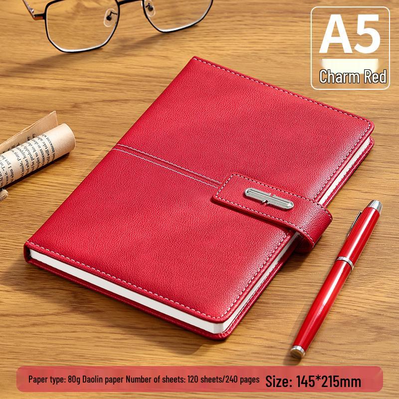 Customizable Business Notebook Gift Set with Logo: Includes Notebook, Pen, and USB Drive - Ideal for Company Meetings and Souvenirs.