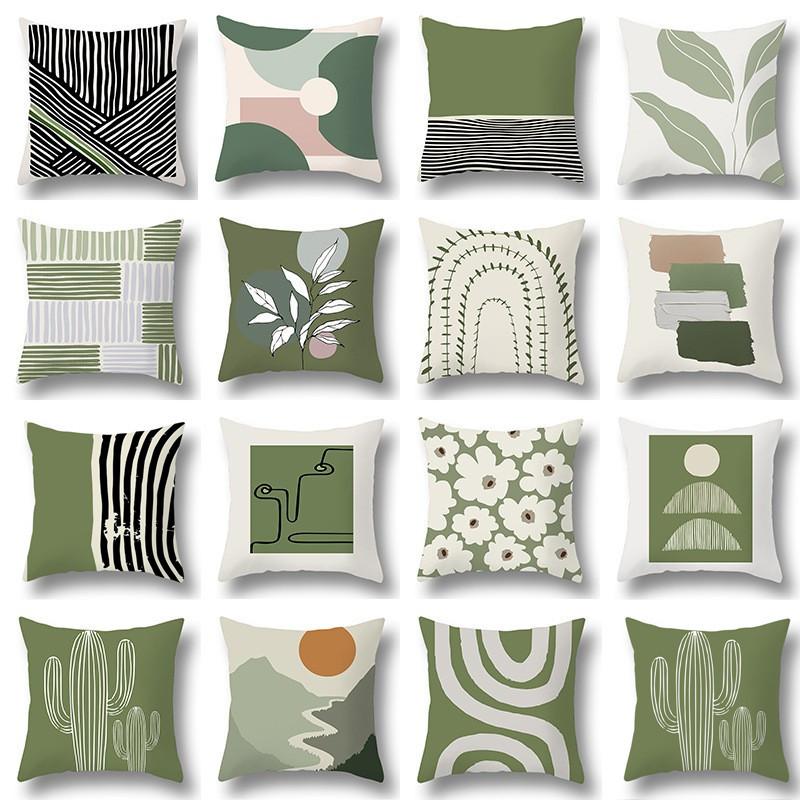 Modern Simple Ins Style Pillow Abstract Pillow Case Bedside Sofa Cushion Small Fresh Pillow Case