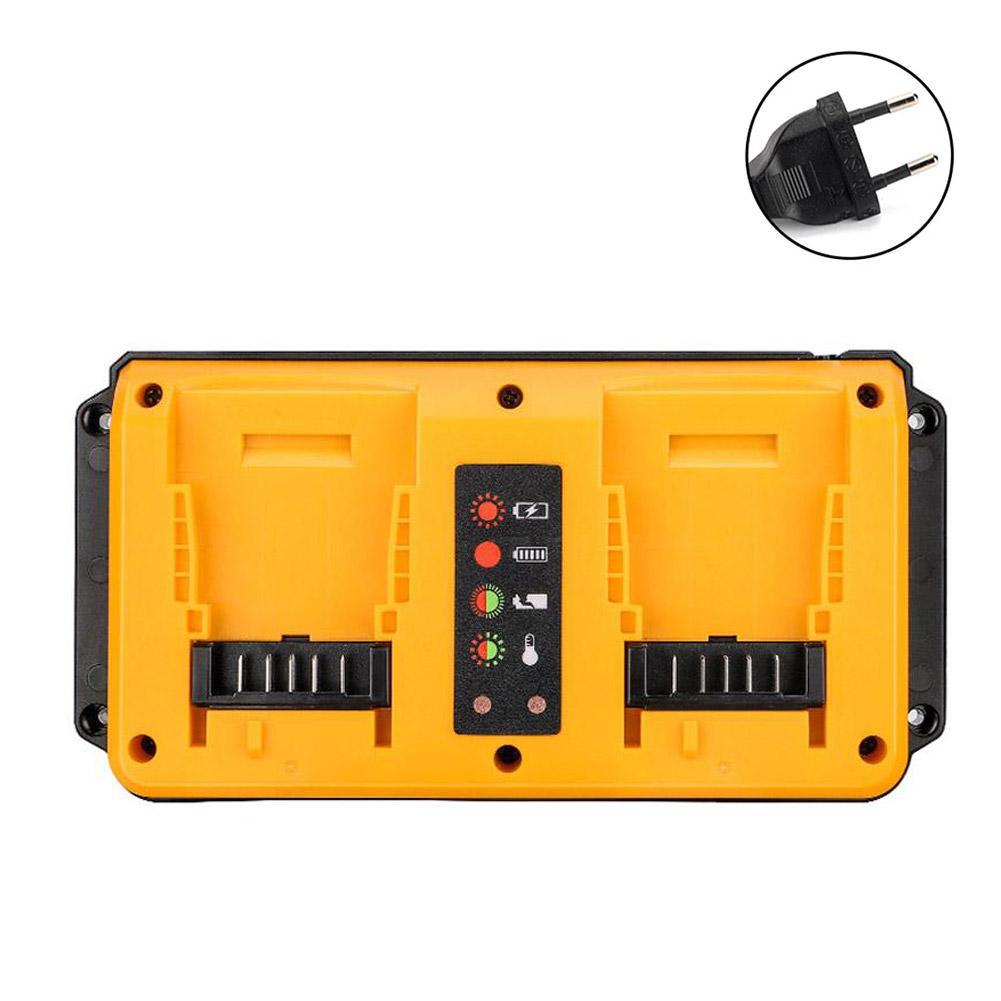 1.5m Dual Charging Fast Charger with 4 Types of Connectors for Dewei Electric Tools Compatible with 14.4-18V Lithium Battery