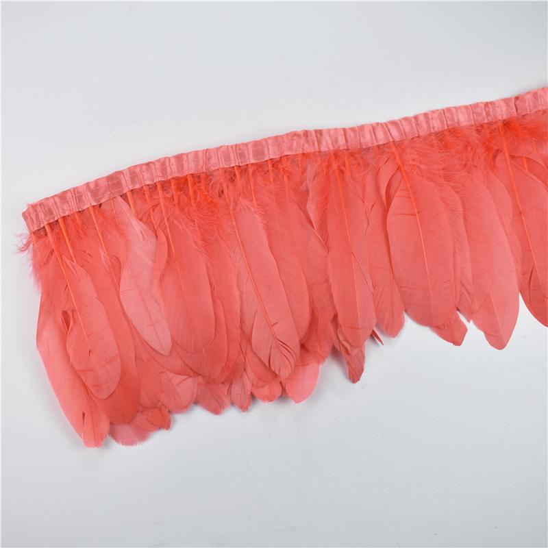 10Meters/Lot Goose Feather Trim Goose Feathers Clothing Sewing Wedding Feathers Decoration Feathers For Crafts Plumas Carnaval