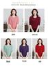 Spring & Autumn Knit Loose 3/4 Sleeve T-shirt for Women - Ice Silk, Stylish Large Size Base Layer