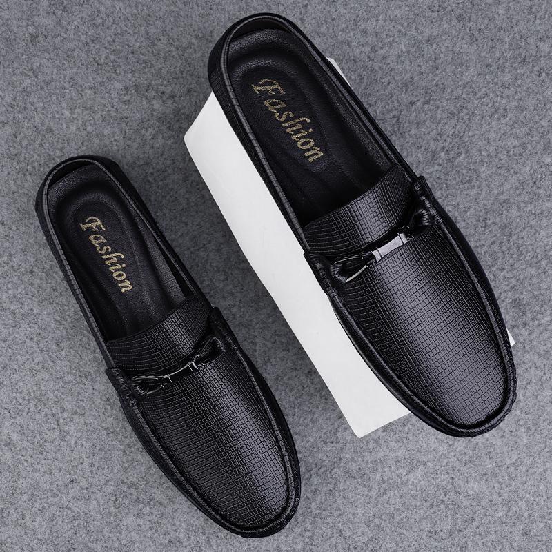 High Quality Men Business Dating Loafers Shoes Luxury Comfortable Flats Genuine Leather Shoes Mens Casual Slip On Driving Shoes