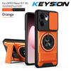 KEYSION Magnetic Phone Case for OPPO Reno13 Pro 5G Reno13 F 5G Slide Camera Protection Upright Kickstand Ring Shockproof Cover