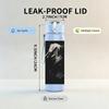 PC Dark Band Black White Portrait Print 750ml colorful plastic sports water bottle leakproof pop up lid with straw for outdoor work home use