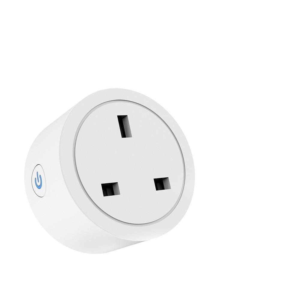 Graffiti Zigbee Smart UK Socket, 16A, Alexa-Compatible with Energy Meter.