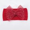 Baby hair accessories plain soft nylon bow headband children's headscarf jewelry children's hair accessories