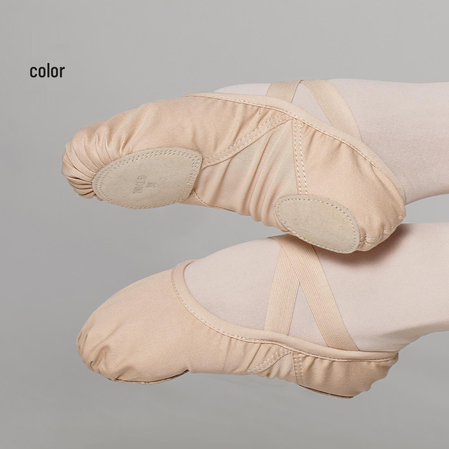 Women s Professional Ballet Practice Shoes - Soft Sole Mesh Patchwork 34