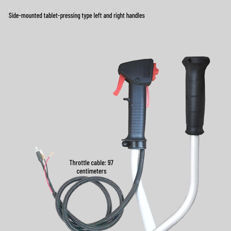 Universal Lawn Mower Throttle Switch Assembly for Side-Mounted Brush Cutter and Backpack Grass Trimmer