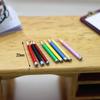 1 Set/8Pcs Mini Dollhouse Miniature Accessories Mini Color Pencil