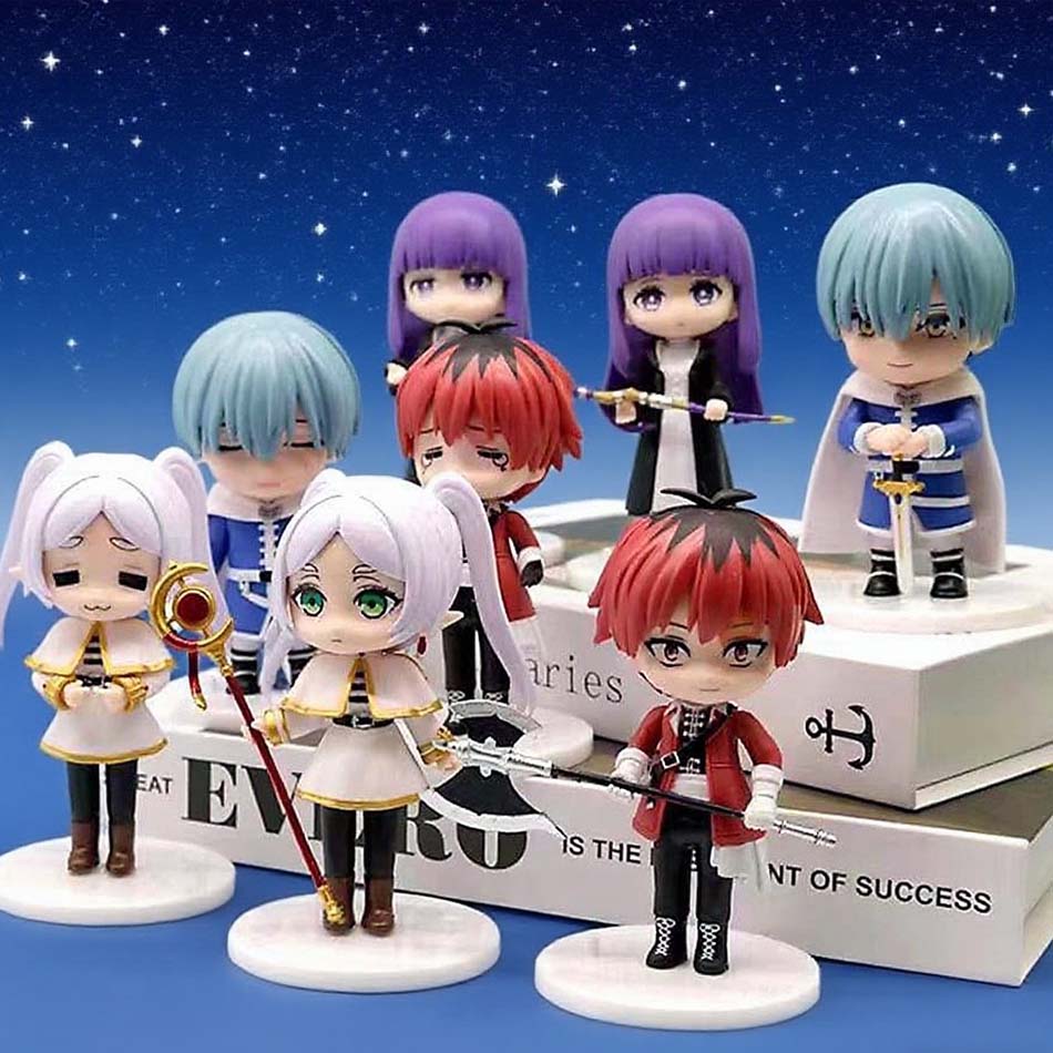 Frieren Beyond Journey's End Frieren Treasure Box Monster Anime Figure Toy Fern Noodle Stopper Action Figurine