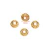 400Pcs 4Mm Flower Socket Bead Hat Accessories For Diy Bracelet Jewelry Findings Hollow Spacer Beads Handmade Material