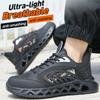 Breathable Safety Shoes Steel Toe Work Boots Anti-Smash Anti-Puncture Work Sneakers Slip Resistant Light Weight Safety Shoes