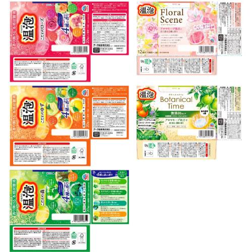 ONPO (Warm Foam) Assortment 84 Tablets Bath Salts Carbonated Water Large Capacity 84 Pieces Carbonated Bubble