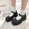 Mary Jane small leather shoes new platform British style women's shoes spring and autumn versatile skirt high heel single shoes