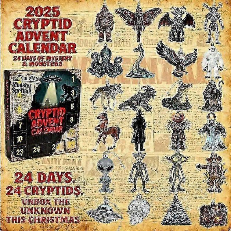 2025 Christmas Advent Calendars Decoration Acrylic Full Style