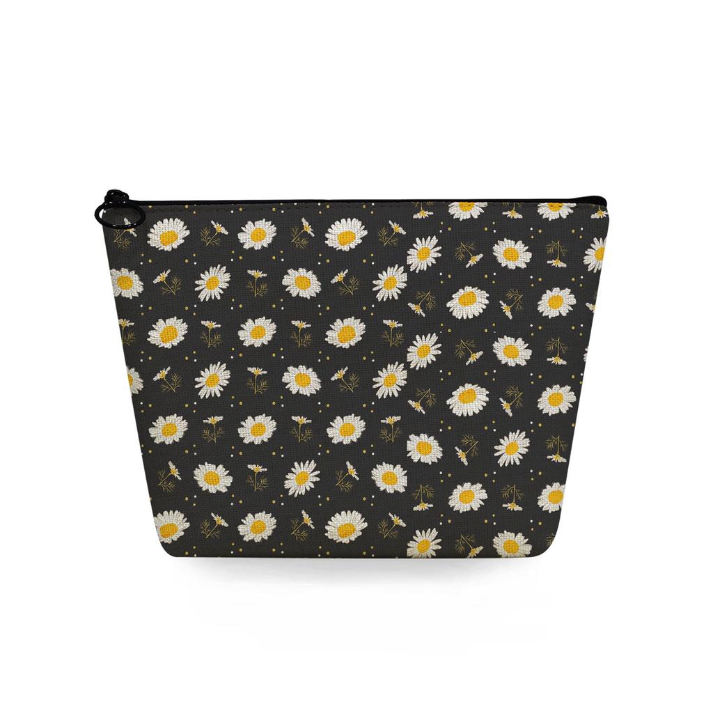 Women Flower Print Cosmetic Bag Toiletries Organize Travel Storage Case 6715