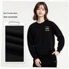 Li-Ning Casual Loose Round Neck Solid Color Soft Warm Skin-Friendly Sweatshirt Women Sweatshirt AWDVJ48-1