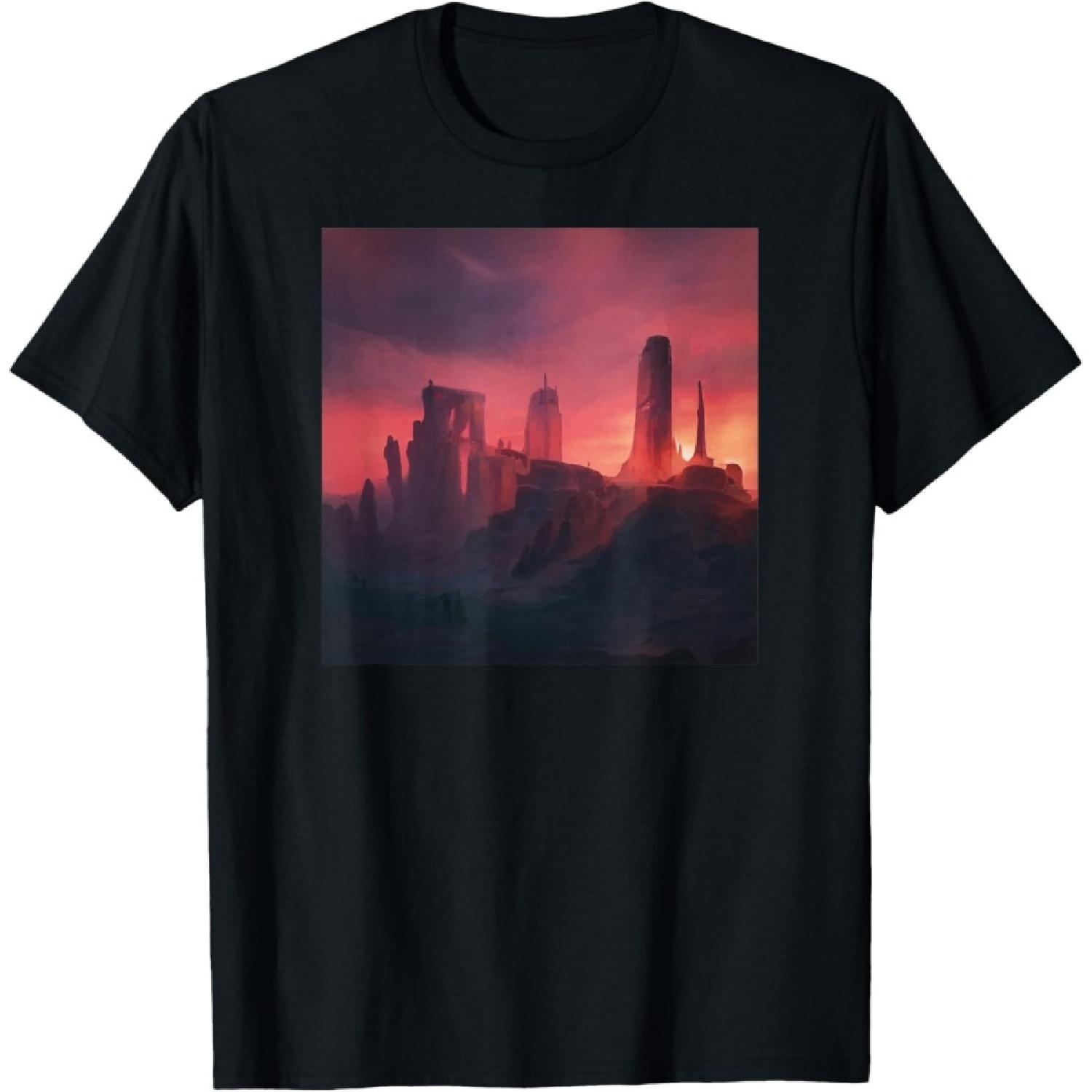 Science Fiction Worlds #1 _ Original Artwork by Ryan Crane T-Shirt S