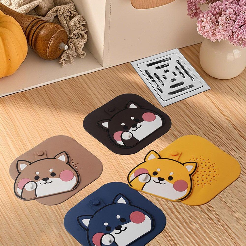 Silicone Sewer Floor Drain Cover Anti-blocking Deodorant Mat Shower Drain Cover  for Kitchen Toilet