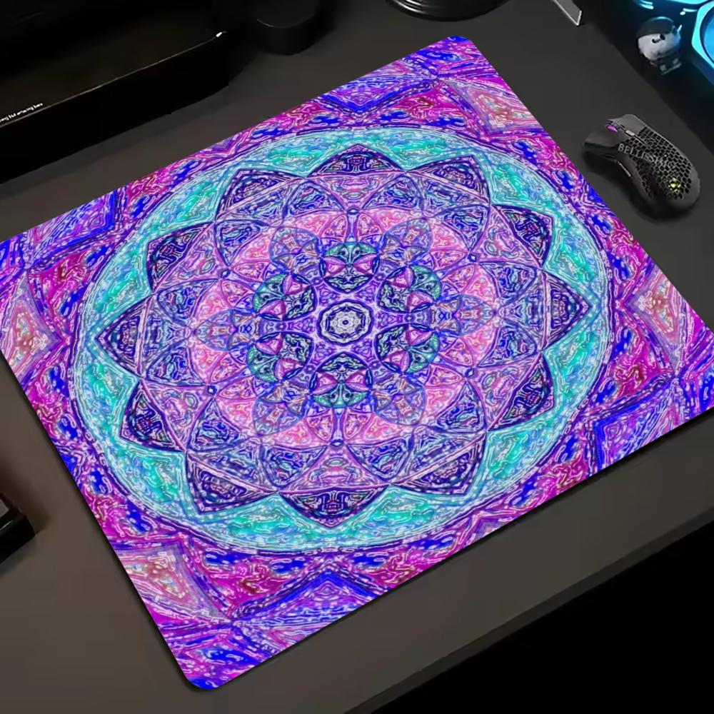 E-sports Mandala Small Mouse Pad Gaming Laptops Mousepad Gamer Carpet Keyboard Mat Desk Protector Watercolor Art Mouse Pads