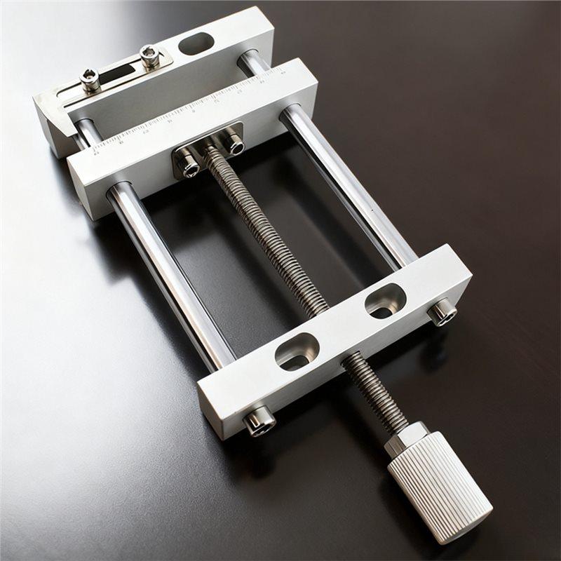 A84E-Flat Tongs For Engraving Machine Clamp Mini Woodworking For Engraving& Carving Multi-Functional Vice