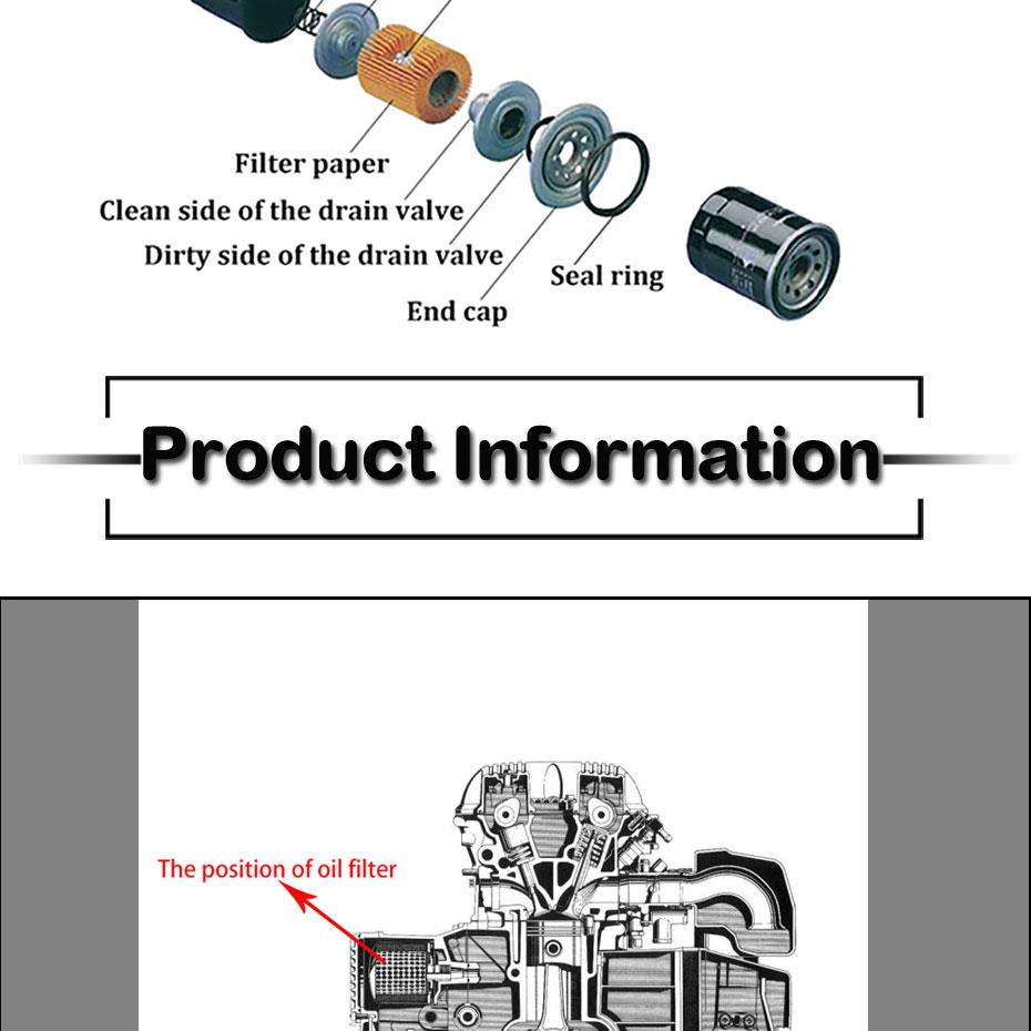 Oil Filter For BMW K1200LT K100LT K100RS K100RT K75C K75S K75T K1100RS K75RT K1100LT R1100GS R1100RS Engine Bike Motorcycle