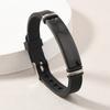 Unisex Adjustable Silicone Stainless Steel Bracelet - European & American Style