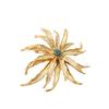 1Pcs Fashion Jewelry Exquisite Flower Metal Brooch Inlaid With Rhinestone For Women's Daily Wear And Party Events Party Gift