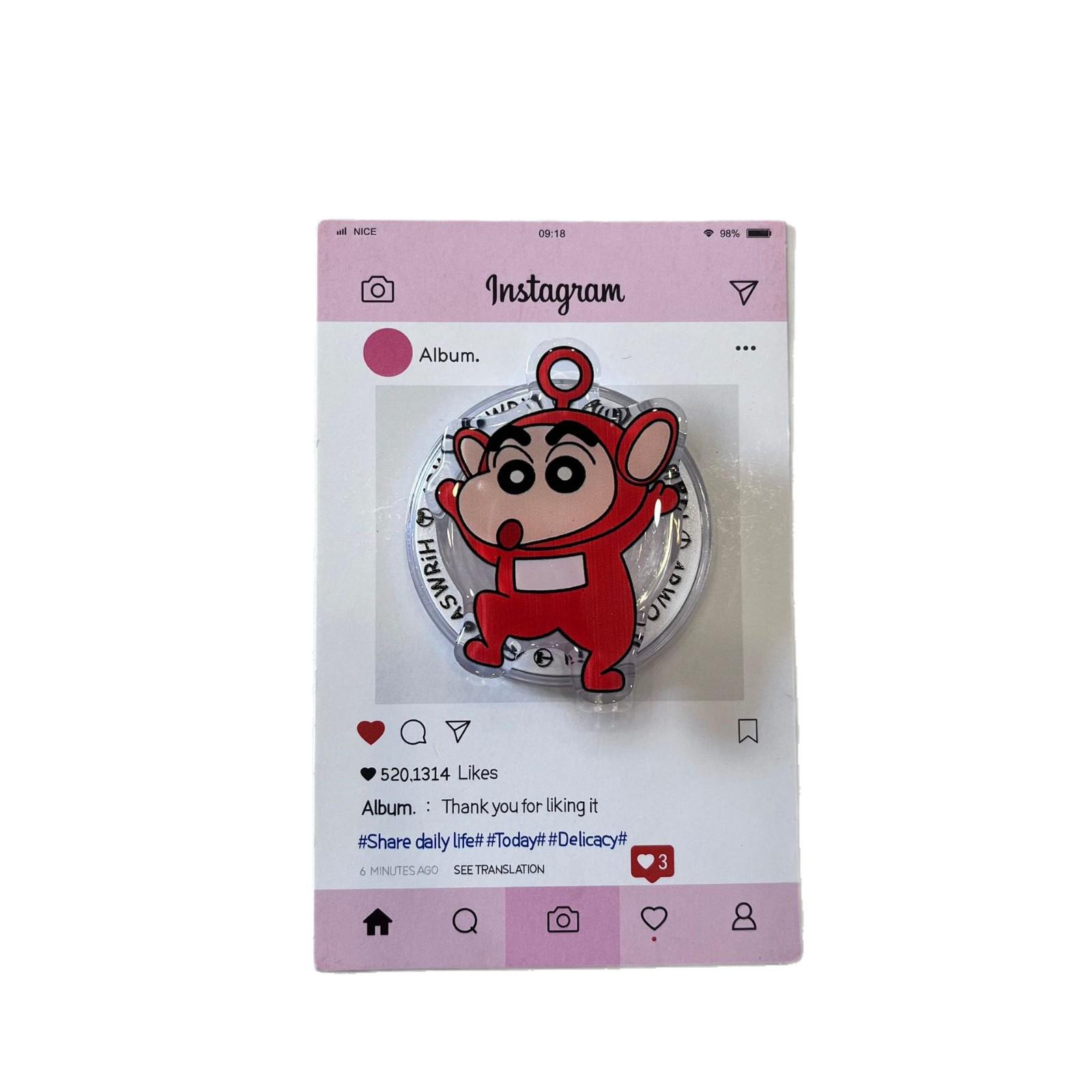 Cartoon Shin-chan Magnetic MagSafe Stand: Cute Retractable Airbag Design with Strong Grip Image 7
