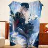 Game A-Azur L-Lane Throw Flannel Throw Blanket, Lightweight Cozy, Durable Washable cute Cool