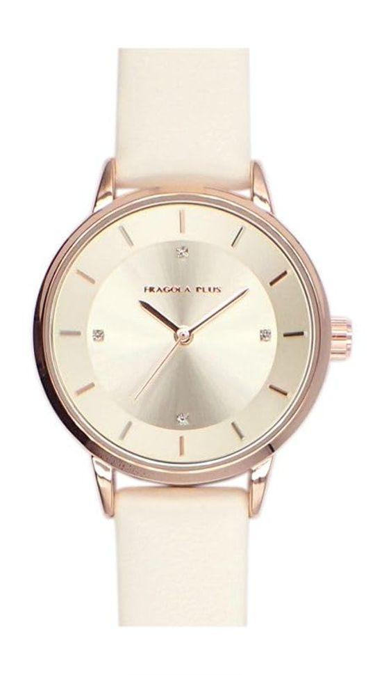 

[Follow] Watch Fragola Plus Inner Ring Watch N04120A-1 IV Women s Ivory