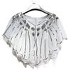 Evening Dress Accessories Sequins Shawl Wraps Party Evening Cape Elegant Ladies Flapper Cover Up
